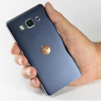 3D energetický štítek - MOBILNÍ TELEFON (měď)