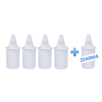 Alkalický vodní filtr BÍLÝ 4+1 ZDARMA